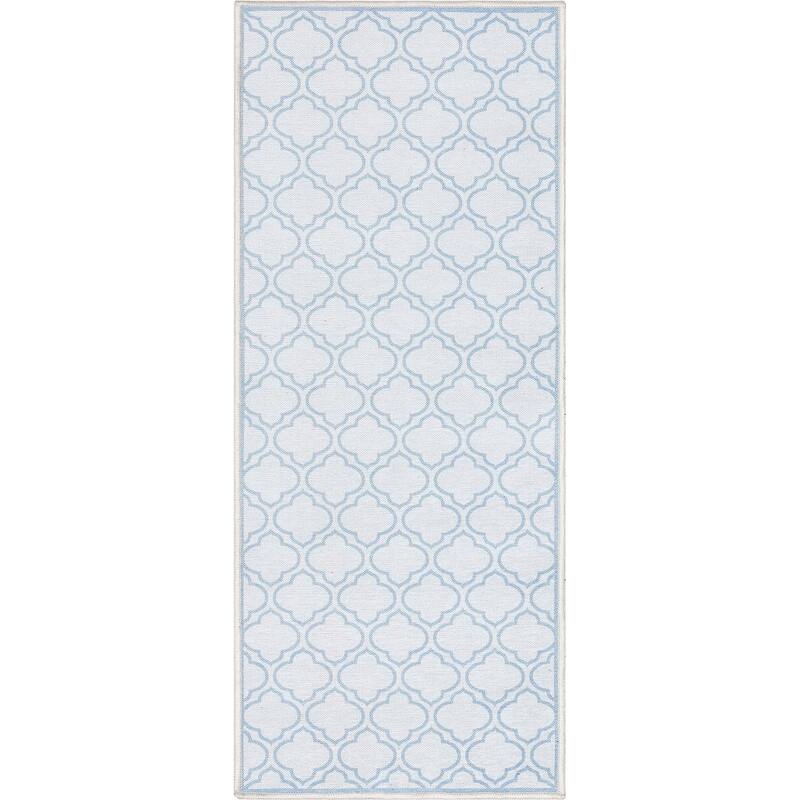 Well Woven Apollo Lattice Moroccan Machine Washable Area Rug