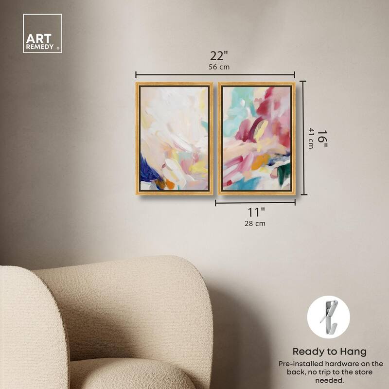 Unbridled Spirit I Canvas Set of 2 by Art Remedy
