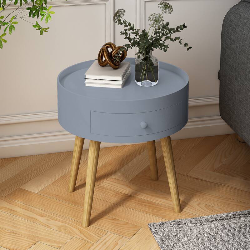 Modern Coffee Table Bedside Table, Sofa Side Table with Drawer