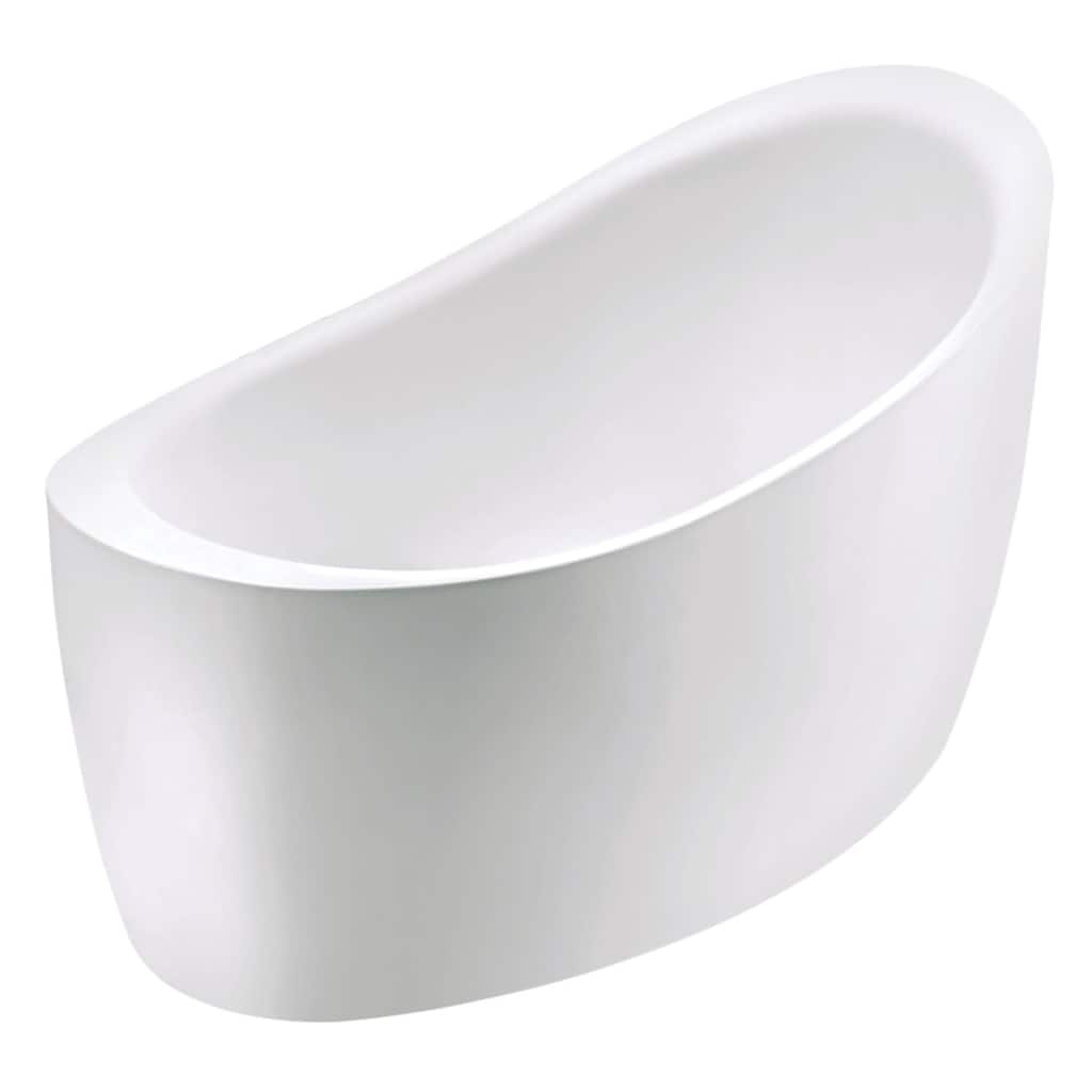 Kingston Brass VTOV512730S Aqua Eden 52" Free Standing Acrylic Soaking