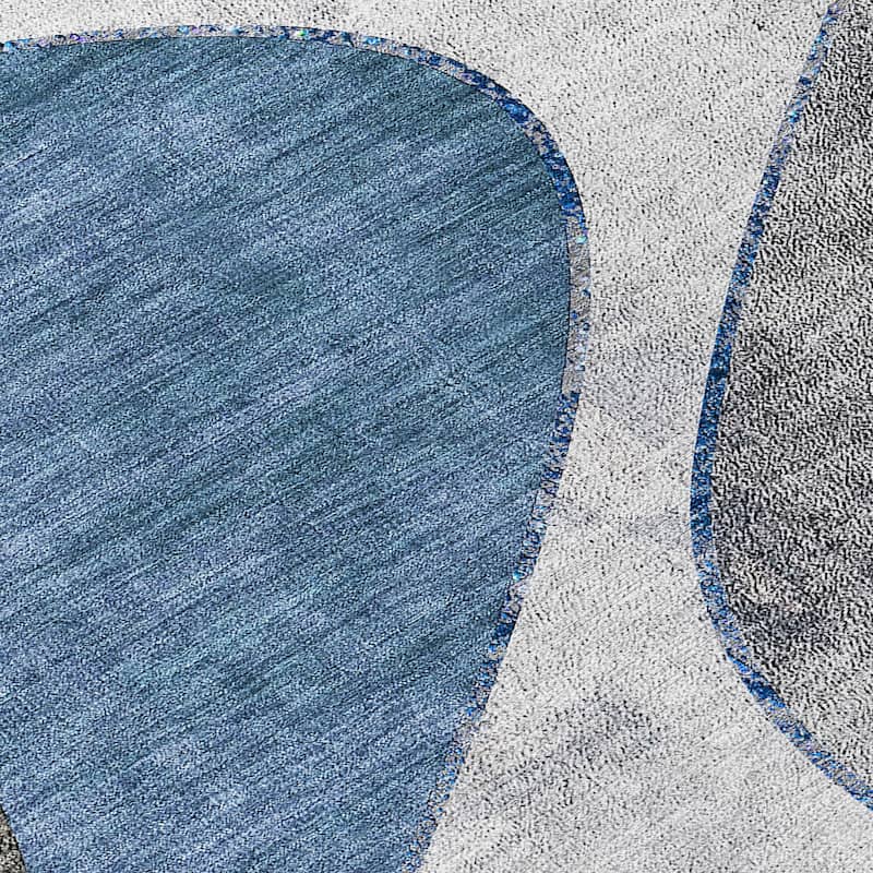 Machine Washable Indoor/ Outdoor Chantille Modern Abstract Rug