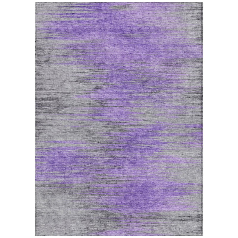 HomeRoots Abstract Transitional Rectangle Outdoor Rug