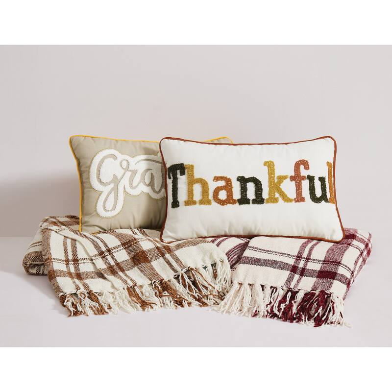 Truly Soft Thankful 12x20 Decorative Pillow