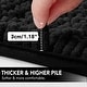 preview thumbnail 110 of 134, Deconovo Chenille Bath Rugs - Thick Plush Microfiber, Non-Slip Washable Bathroom Mats