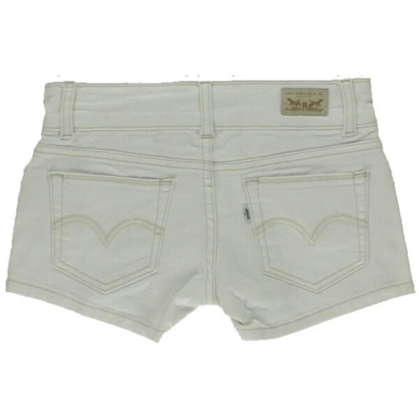levi stretch shorts womens