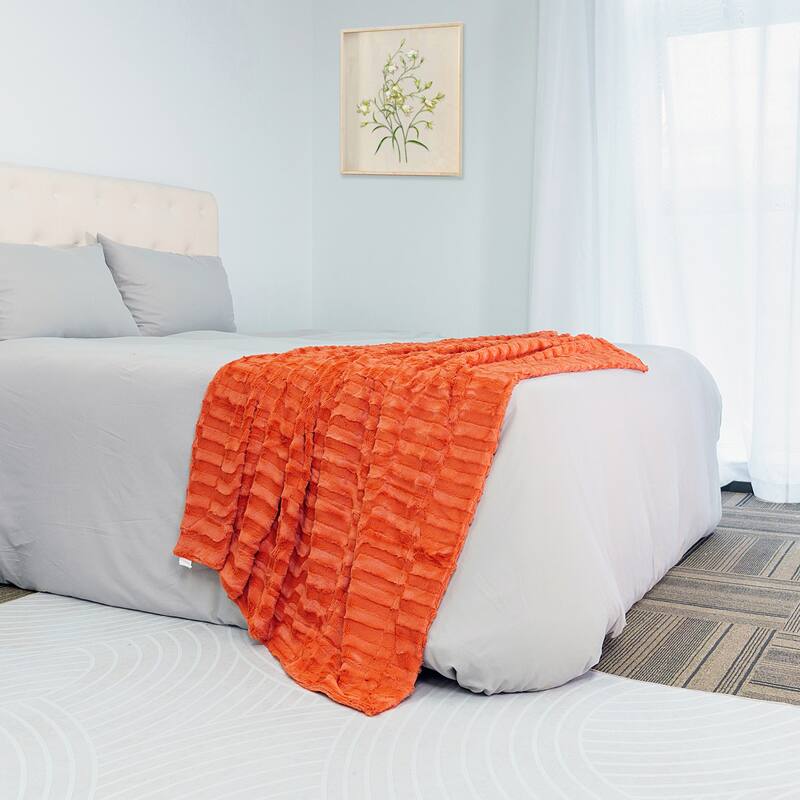 Saga Double Sided FauxFur Throw