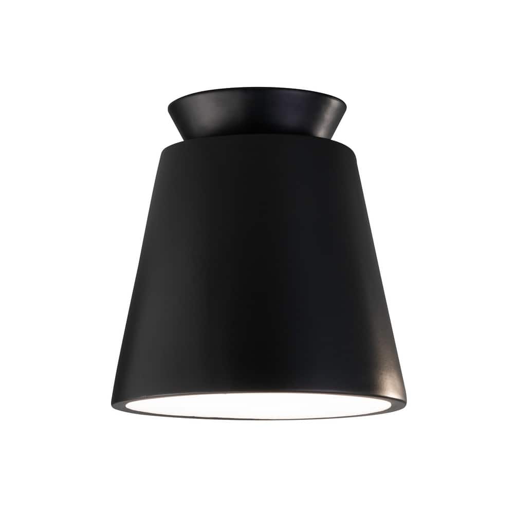 Justice Design Group Radiance Outdoor Trapezoid Ceramic Flush-Mount Light