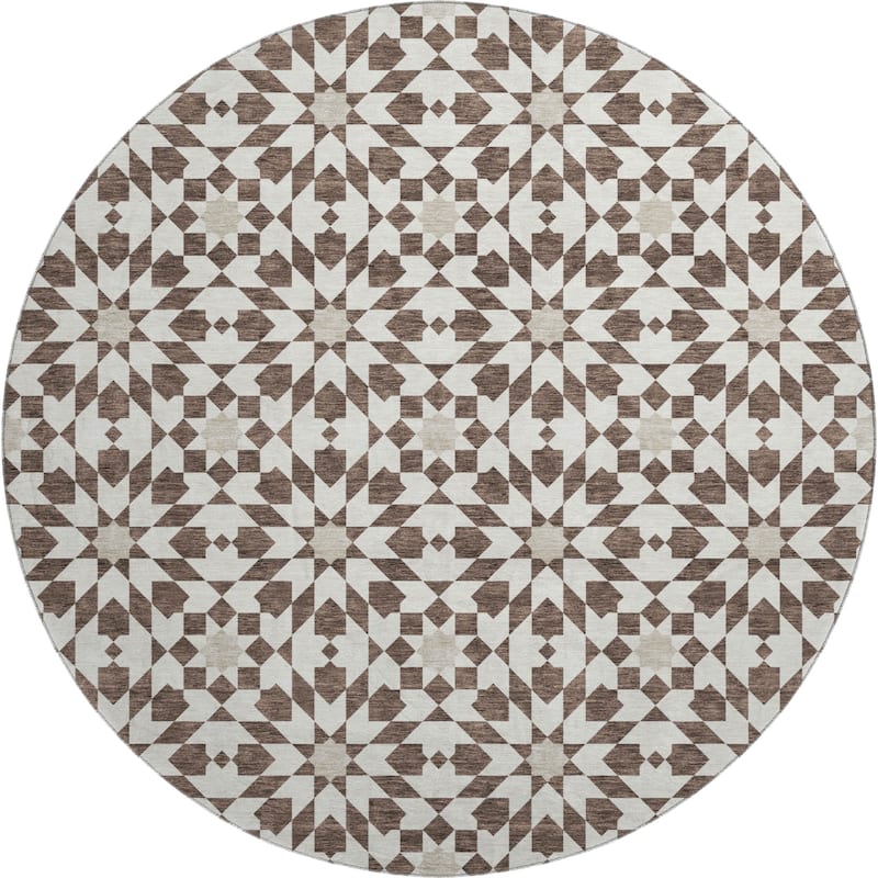 Premium Washable Super Soft Modern Mosaic Mayfield Rug
