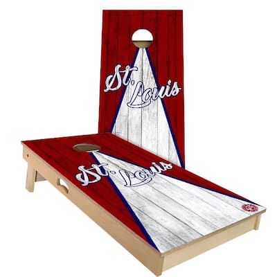 St. Louis Triangle Baseball Outdoor Cornhole Board Set
