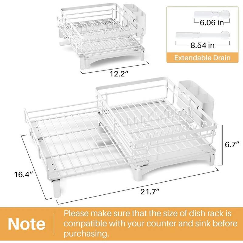 Dish Drying Rack - Extendable Dish Rack