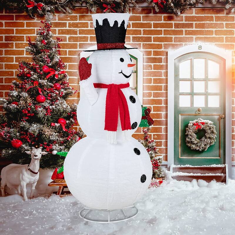 Futzca Christmas Light Holiday Reindeer & Sleigh
