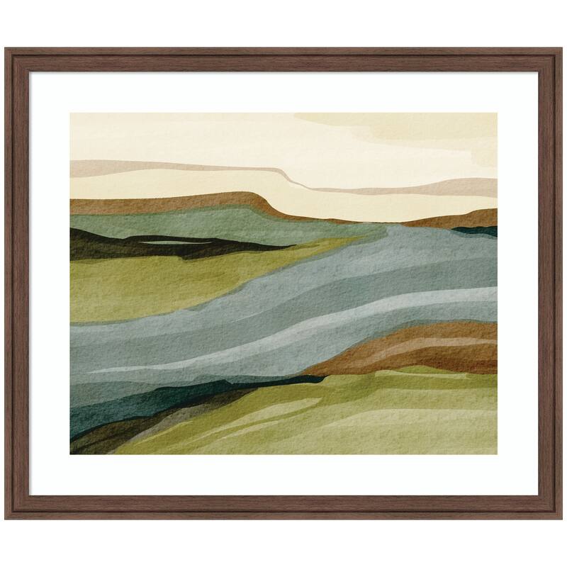 Kate and Laurel Natures Charm l by Nikita Jariwala Framed Wall Art Print - 26 x 22 - Brown