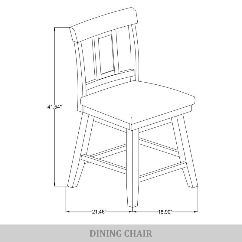 CraftPorch Luxury Swivel Counter Chair with Round Table