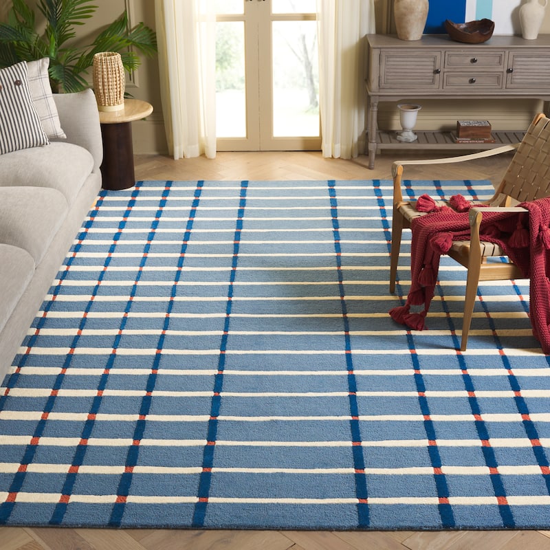 SAFAVIEH Handmade Genre Cvjatka Striped Wool Rug