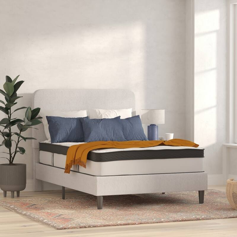 12" Hybrid Pocket Spring Mattress, Mattress in a Box - Premium Mattress - Full