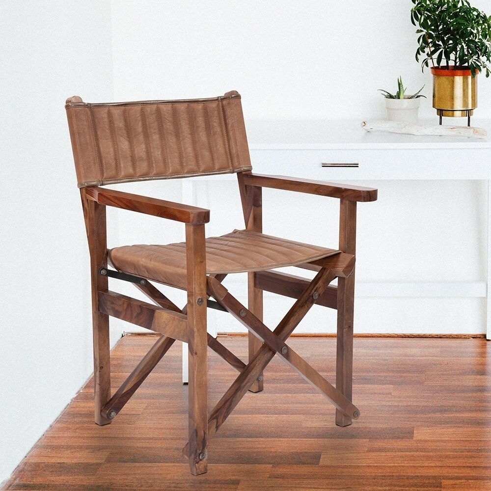 Carbon Loft Taymor Leather Director's Chair