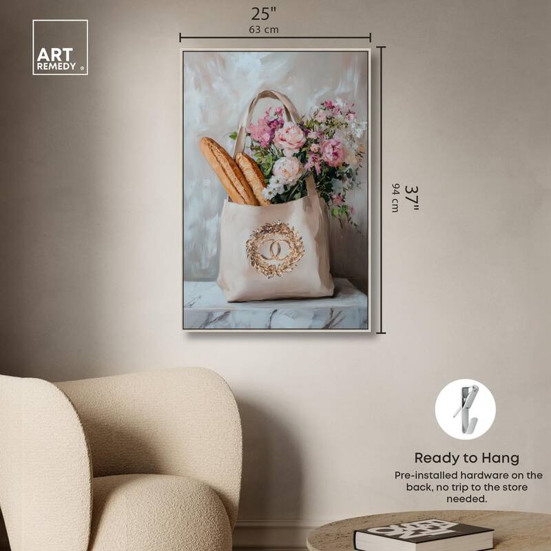 Chic Carryall I Canvas by Art Remedy