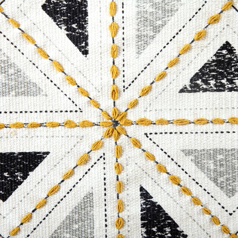 Sevita Dynamic Diamond Embroidered Wall Hanging - 21.5" x 33"