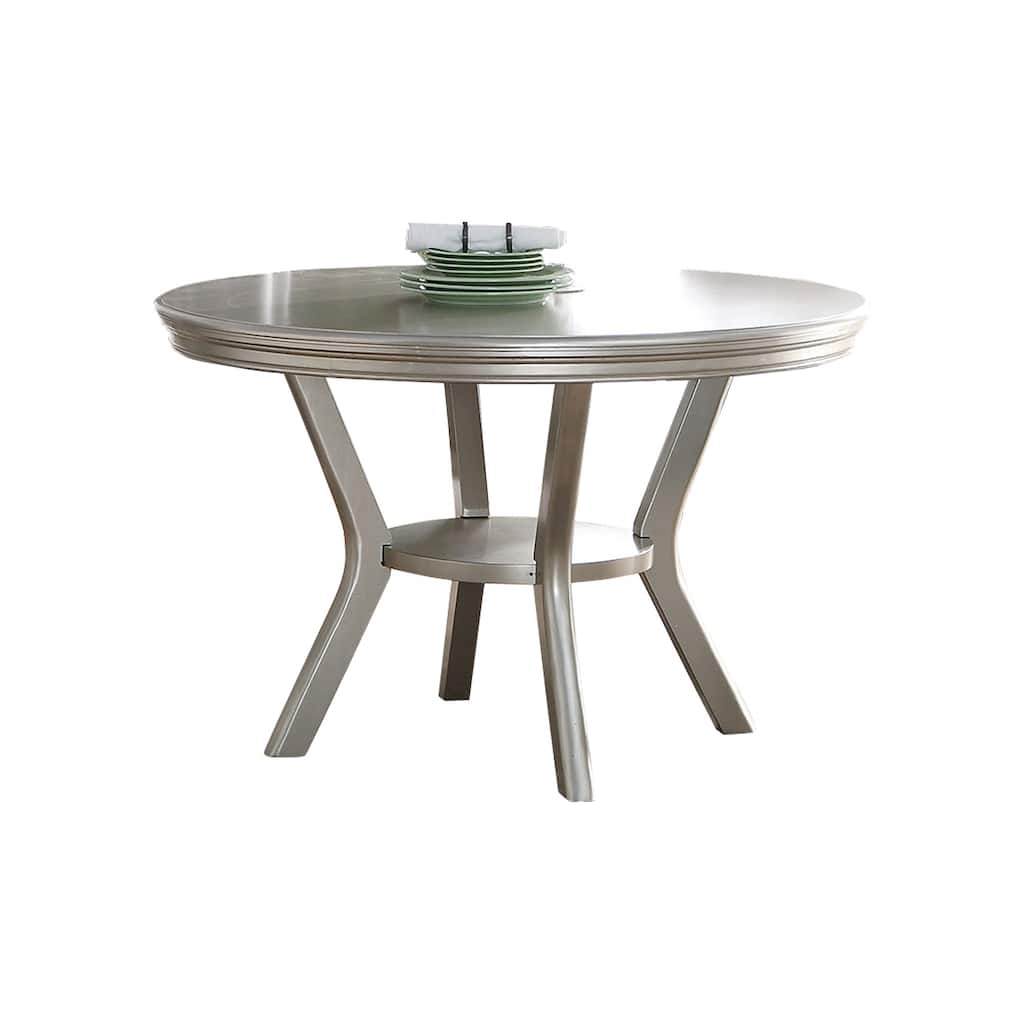 Dining Table in Antique Silver