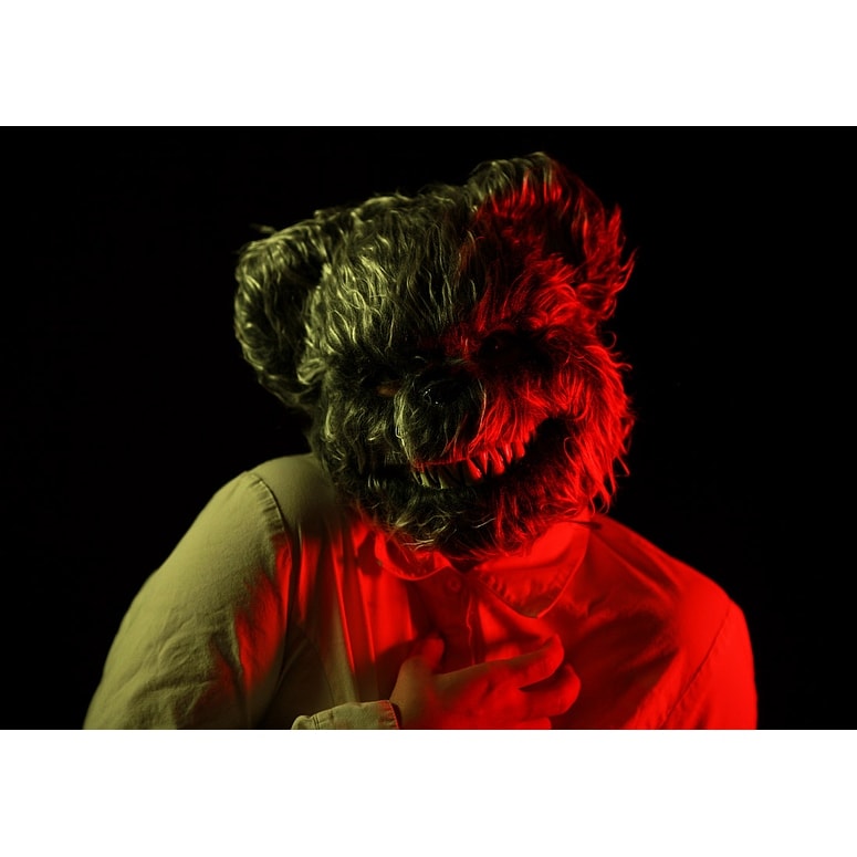 Shop Hairy Scary Furry Evil Teddy Bear Costume Mask 9 5 X 10 X