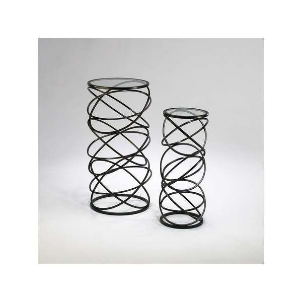Cyan Design 2764 28" Spiral Tables - canyon bronze