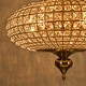 preview thumbnail 15 of 33, Retro French 4/5-Light Antique Brass Globe Crystal Chandelier Kitchen Island Pendant