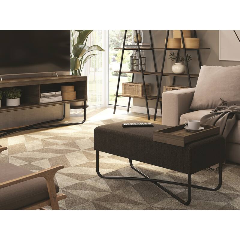 ACE bench linen fabric with tray.