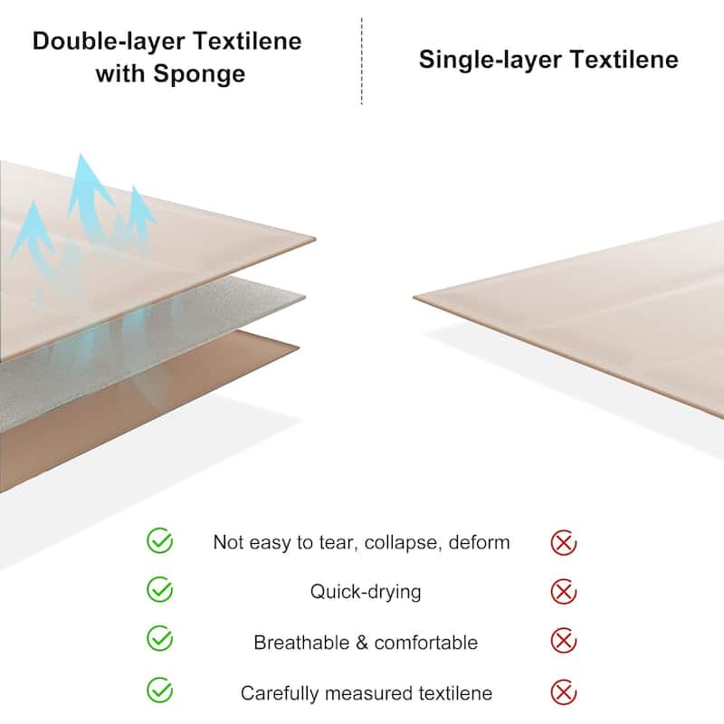 PURPLE LEAF Outdoor Chaise Lounge Set of 2 Aluminum Patio Lounge Chair with Wheels and Side Table