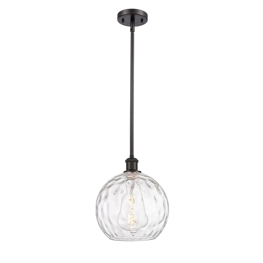 Innovations Lighting Athens Water Glass 1 Light 10" Mini Pendant