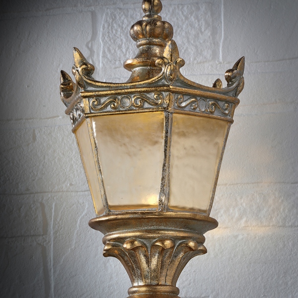 24 Led Battery Operated Timer Gilded Ornate Lamp Post On Sale Bed Bath Beyond 41975089