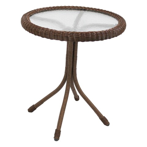 International Caravan Chelsea 24-inch Resin Wicker Bistro Table