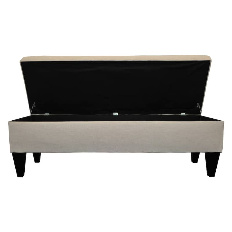 Sole Designs Brooke Bonjour 10-button Tufted Storage Bench