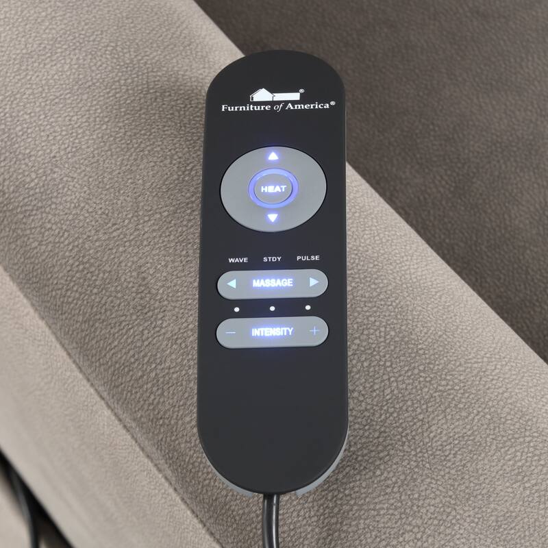 Furniture of America Mio Power Lift Assist Recliner with Massage, Heating and USB Port