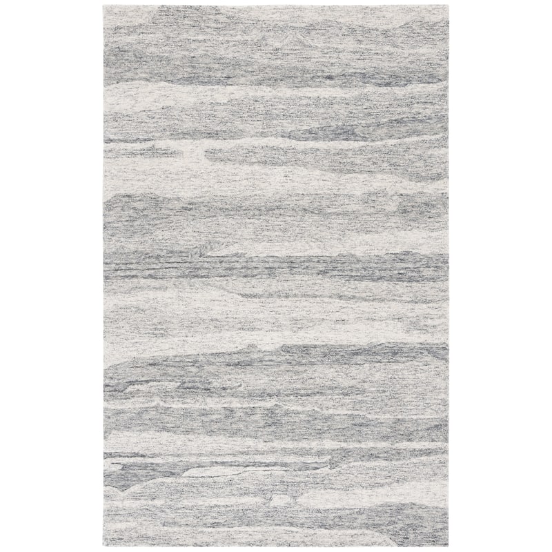 SAFAVIEH Handmade Ebony Barteldina Modern & Contemporary Wool Rug
