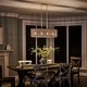 preview thumbnail 7 of 5, Kichler Lighting Sayulita 4-Light White Wicker Chandelier