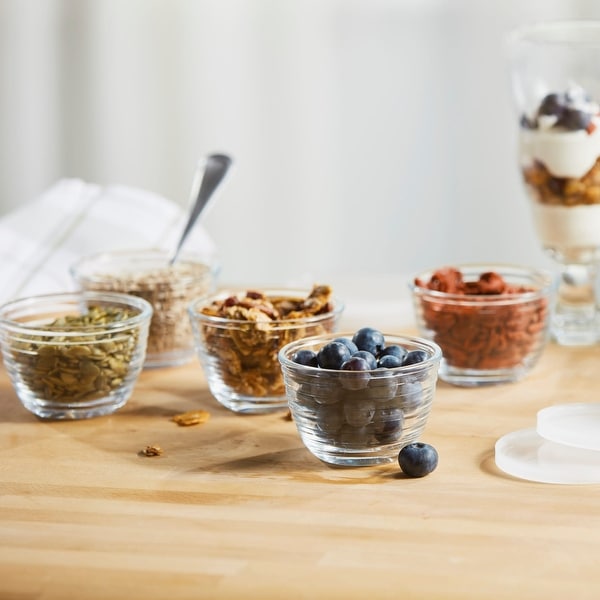 Libbey Glass Bowls with Lids - Thumbnail 4