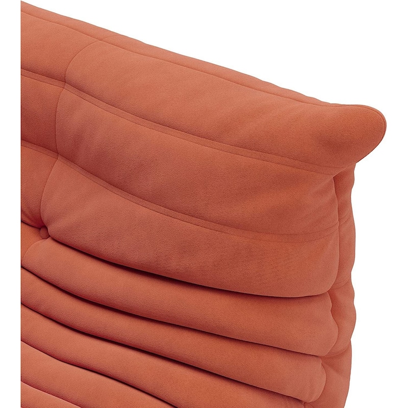 Fireside Chair Single Sofa Teddy Fabric Bean Bag Chair