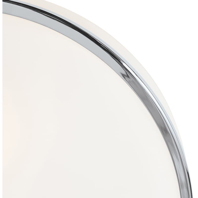 Access Lighting Aero Flush Mount - 10" - Chrome Finish - Replaceable LED - Bulb Included