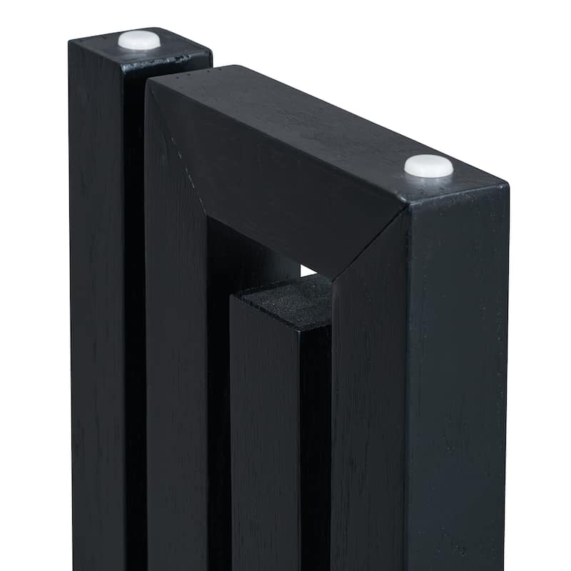 Modern 59" Console Table with Distinctive Shapes for Entryway and Living Spaces