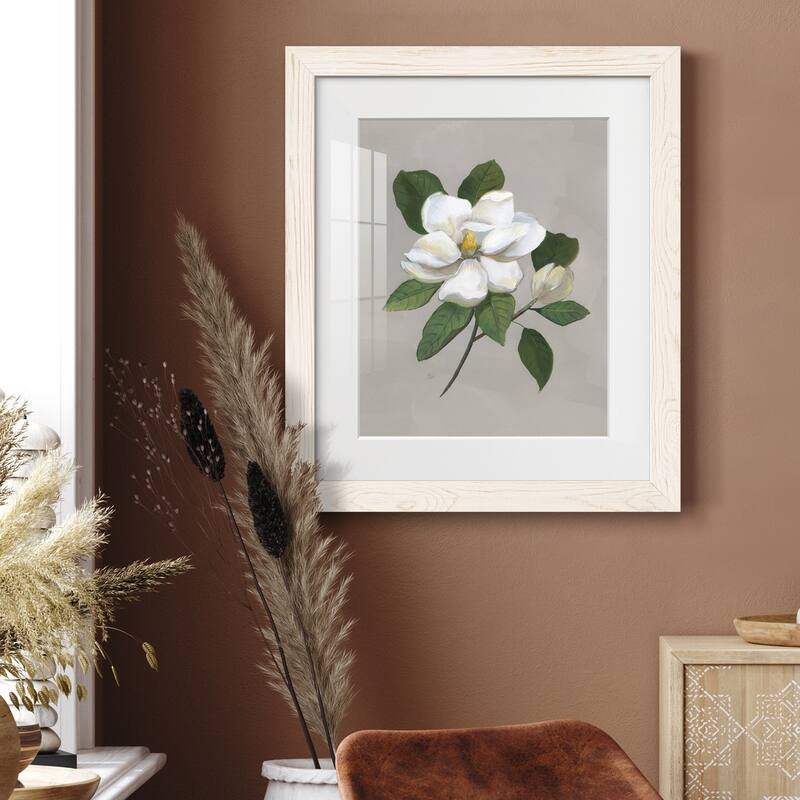 Botanical Magnolia-Premium Framed Print - Ready to Hang