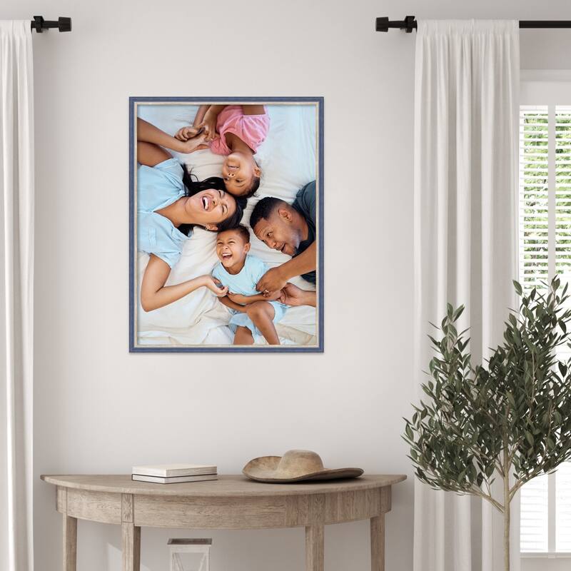 Theo Black Silver Narrow Framed Picture Frame, Photo Frame