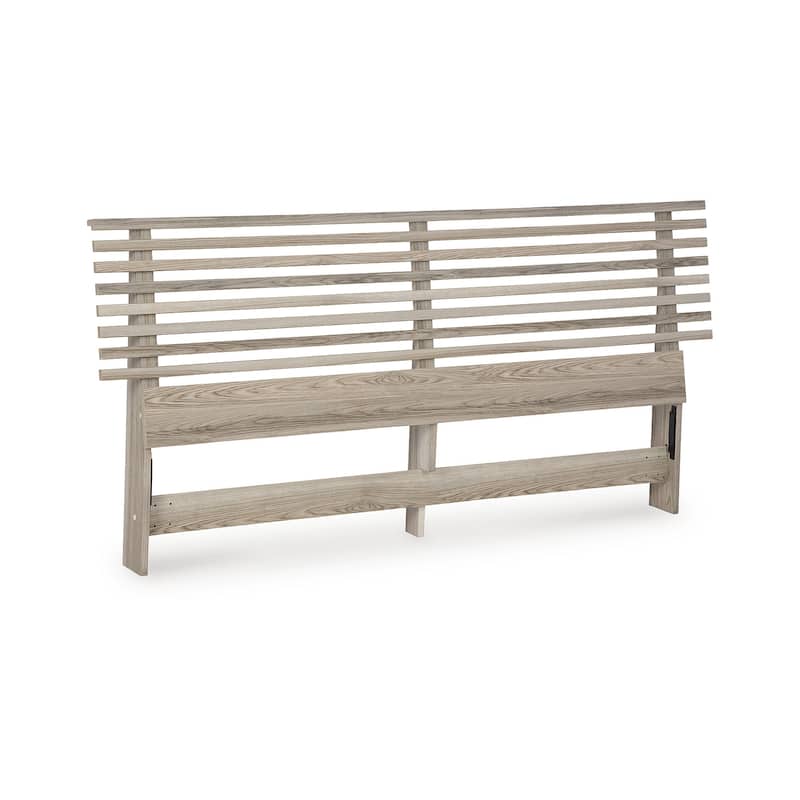 Signature Design by Ashley Hasbrick Tan King Slat Headboard