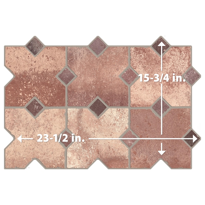 Merola Tile Ruanes Caldera 15-3/4" x 23-5/8" Porcelain Floor and Wall Tile