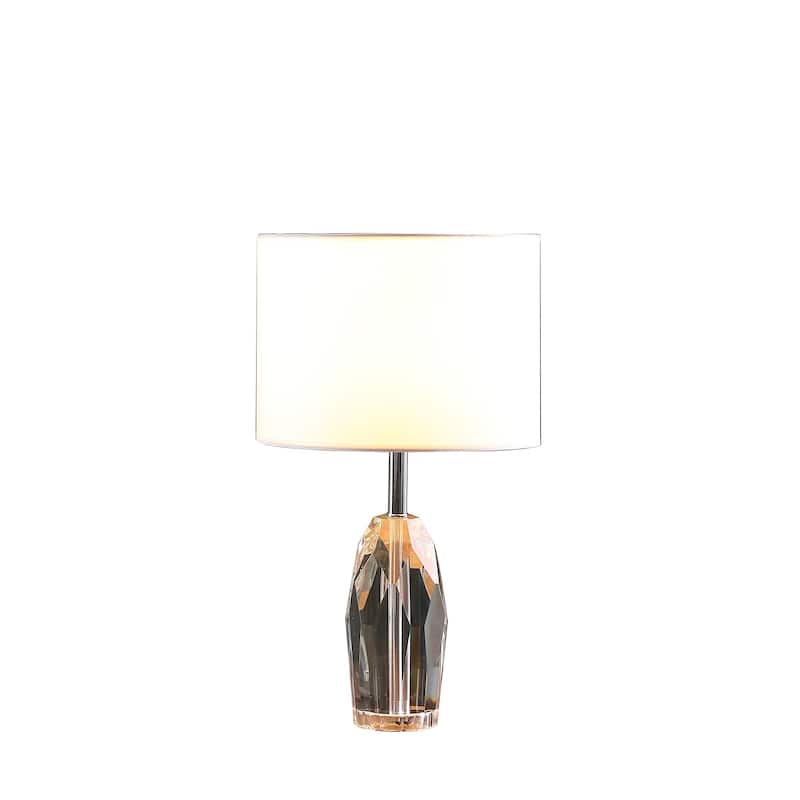 19 In. Dodecahedron Crystal Prism Table Lamp