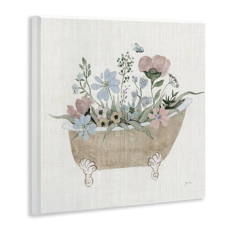 Stupell Rustic Botanicals in Tub Wall Plaque Art Design By Janet Tava