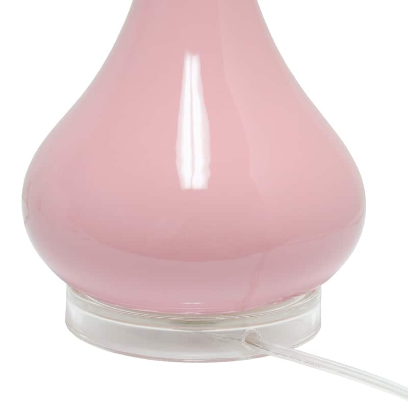 Lalia Home Droplet Table Lamp with Fabric Shade