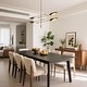 preview thumbnail 40 of 45, Modern Multi-Light Large Black Gold Sputnik Chandelier Metal Pendant Lights for Dining Room