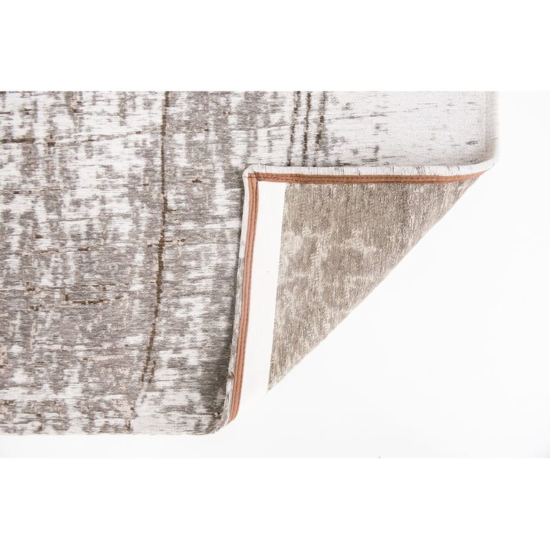 Kuruy Geometric Abstract Modern Non Skid Woven Area Rug By HomeRoots - 48' X '48' X '0.12