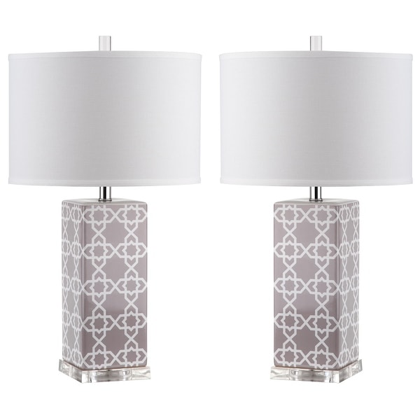quatrefoil table lamp