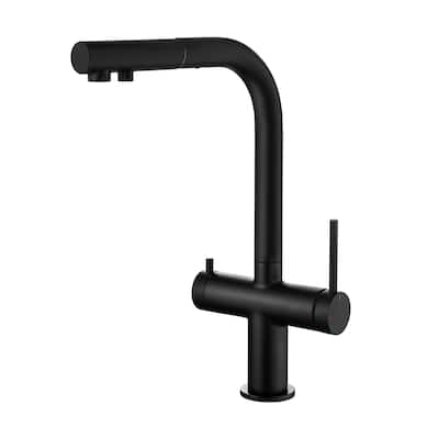 Circular 2-in-1 Water Filter Kitchen Pull Out Faucet